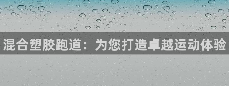 尊龙新版手机app下载：混合塑胶跑道：为您打造卓越运