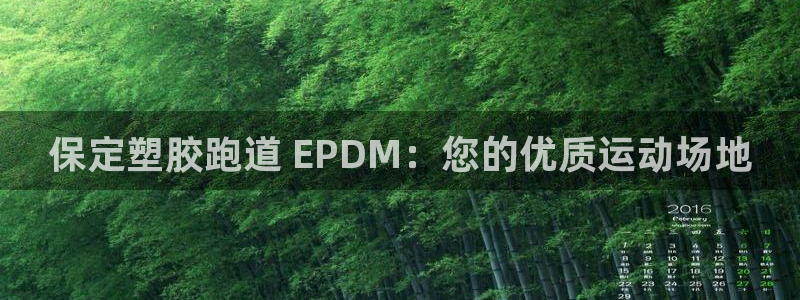 z6com尊龙凯时百家乐：保定塑胶跑道 EPDM：您的优质运动场地