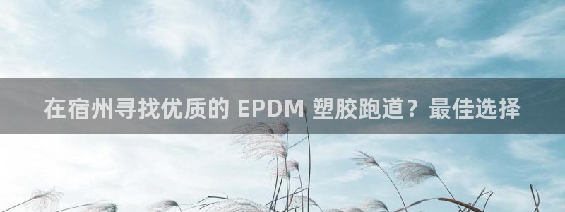 尊龙凯时人生就是博·(中国)官网官：在宿州寻找优质的 EPDM 塑胶跑道？最佳选择